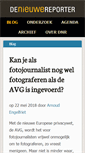 Mobile Screenshot of denieuwereporter.nl